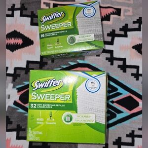 Swiffer dry sweeping refills.